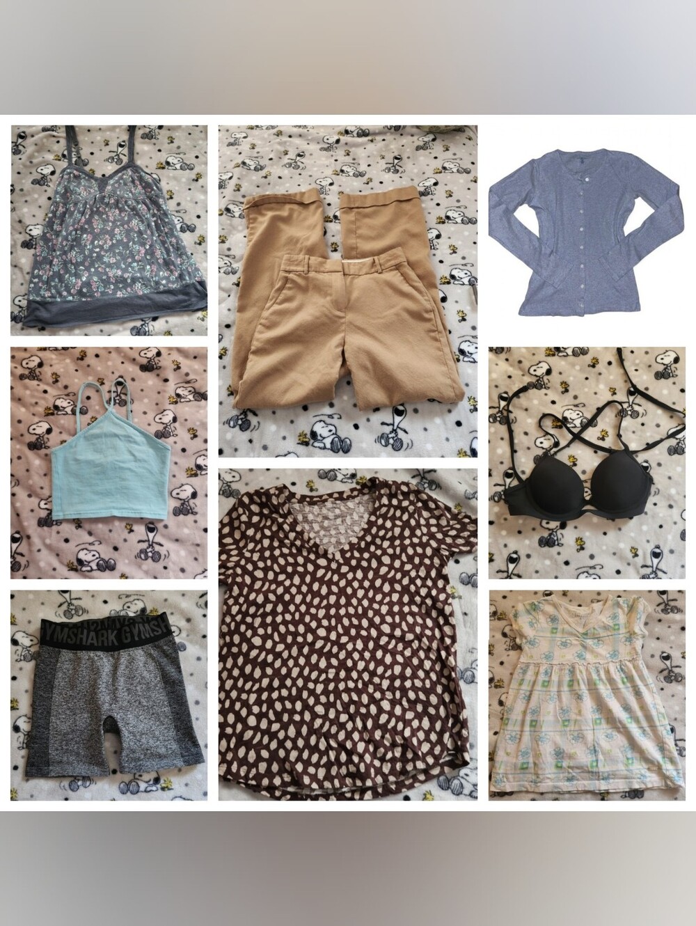 American Eagle, Brandy Melville, Gymshark & More Y2K Clothing Bundle XXS-S